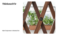 Anti Climbing Plant Support Grid Weather-Resistant Climbing Plant Support Decorative Expandable Wooden Trellis Versatile Use for Gardeners, Homeowners, DIY Enthusiasts, Balcony, Patio, Yard, Wall Decoration