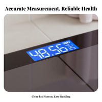 Digital Body Scale High Precision Electronic Weight Exact Measurement Tool LED Display Weighing Machine for Health-Conscious Individuals, Families