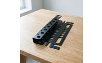 Angled Wall-Mounted Tool Rack Heavy Duty Perforated Tool Organizer High Load Bearing Garage Storage Easy Installation for Workshop