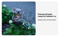 Waterproof Koala Solar Garden Light Weather-Resistant Koala Garden Light Energy-Saving for Park, Patio, Pathway