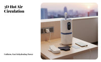 Portable Clothes Dryer Compact Mini Clothes Dryer Energy Saving Foldable Dehumidifying Machine for Commuters, Apartment Dwellers, Business Trip