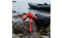 Compact Kayak Anchor Kit Portable Kayak Anchor with Rope Sturdy Anti-Snag for Inflatable Boating