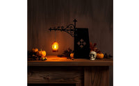 Library Lantern Sconce Vintage Wall Lamp with Bracket Enduring Brightness for Reading Corner