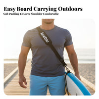Stand-up Paddleboard Carrying Strap Portable Paddleboard Shoulder Strap Sturdy Adjustable Board Carrier for Paddleboarders, Water Sports Enthusiasts