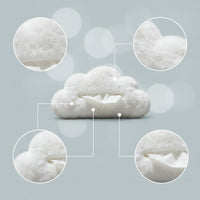 Soft Cloud Tissue Holder Soft Fabric Car Tissue Holder Cute Adorable for Commuters