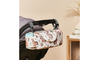 Rabbit Print Baby Stroller Bag Hanging Straps Stroller Bag Front Pocket Child Gear Side Pockets