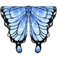 Butterfly Cape for Cross-Border Trade, Halloween Gradient Colorful Dance Decorative Butterfly Wings Wholesale
