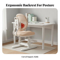 Height Adjustable children's Chair Support Adjustable Student Desk Chair Breathable Mesh Back for Students, Teens, Learning, Bedroom, Playroom