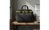 Multi-Compartment Steam Cleaner Organizer Bag Easy to Clean Portable Steam Cleaner Case Large Capacity Vacuum Storage Tote Removable Shoulder Strap for Cleaning Work, Travel