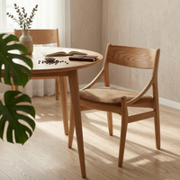 Light Luxury Aesthetic Cat Ear support Chair sturdy Wood Legs Accent Seat Upholstered Seating Furniture designer-inspired design for Design aficionados, Interior Decorators, Homeowners, Dining Room, Kitchen, perusing corner, Home Office