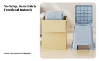 Bedside Commode Stool Portable Bedside Commode Chair Lightweight for Elderly