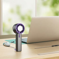Handheld Misting Fan Compact Handheld Fan with Water Spray Personal for Travelers, Commuters, Outdoor, Travel, Office