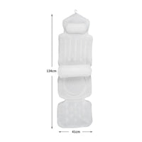 Bath Tub Cushion with Suction Cups Padded for Home Spa, Elderly