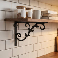 Decorative Shelf Brackets Ornate Decorative Bracket with Screws Vintage Bracket for Homeowners, Living Room, Entryway