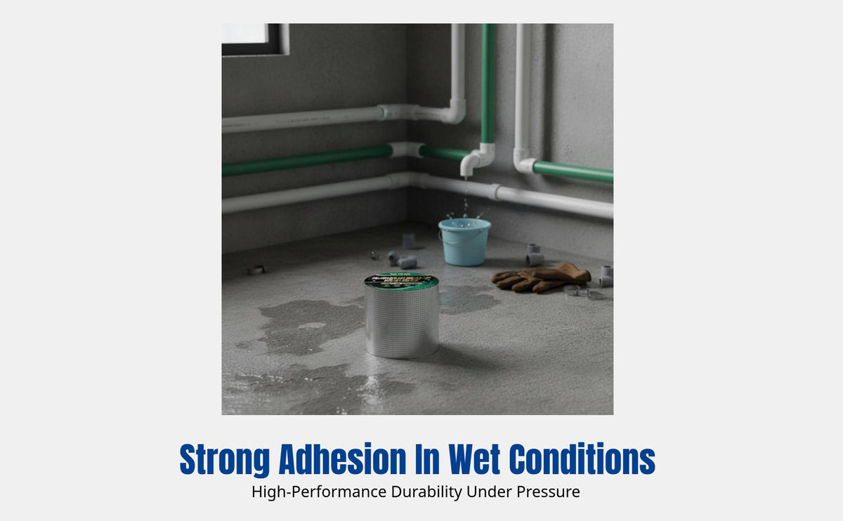 Butyl Leak Repair Tape, Super Waterproof Seal for PVC/PPR, Quick Plumbing Fix, Strong Adhesion