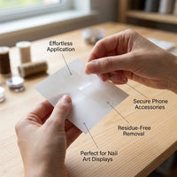 Strong Double Sided Mounting Tape for , Clear Traceless Adhesive for Poster Room Posters, Sticky for Phone Cases, 4mm 5mm Width, 0.5mm Thick