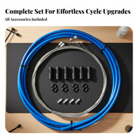 All-Terrain Bike Street Bike Repair Wire Effortless PTFE Liner Cycle Brake Wire Set Cycle Derailleur Wire Kit Rust Withstand Ant