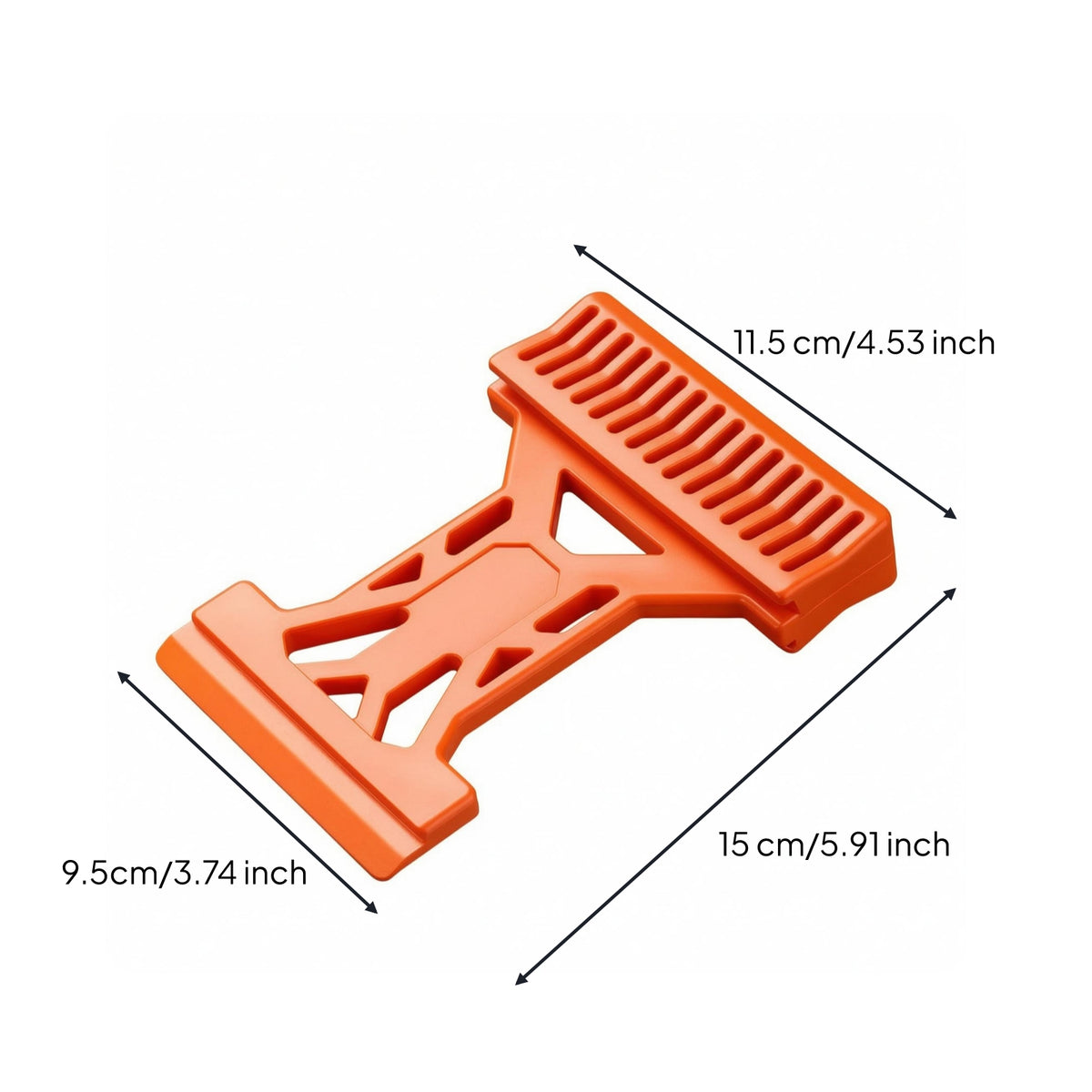 Grooved Wood Floor Knocking Block Hard Plastic Wood Floor Tapping Block Hammer Use Flooring Tool Angled Edges