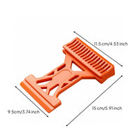 Grooved Wood Floor Knocking Block Hard Plastic Wood Floor Tapping Block Hammer Use Flooring Tool Angled Edges