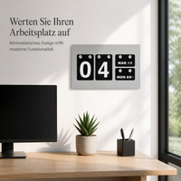 2026 Perpetual Calendar Desk Ornament with DIY Hanging Tabs, Minimalist Ins Style