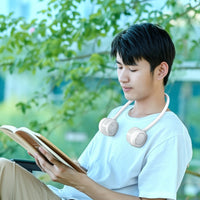 Lightweight Foldable Neck Fan Compact Neck Fan with Flexible Tube 3-Speed 360° Air Circulation for Commuters