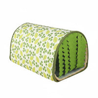 Guinea Pig Hideaway Tube Breathable Material Small Pet Tunnel Waterproof Material Soft Guinea Pig Tunnel for Hamsters, Chinchillas, Cage, Playpen