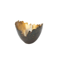 Decorative Bowl Sculptural Tabletop Vessel Modern-Industrial Art Bowl for Living Room