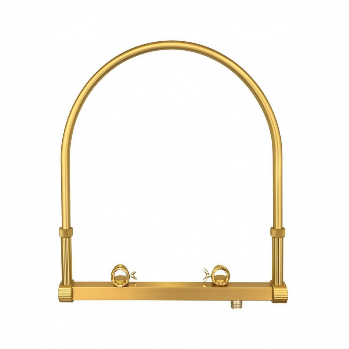 Circular Holder Holders Head Spa Tube Assembly Bottom Outlet U-Shaped Upper Tube Side-End Fittings Plumbing Fitting