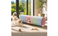 Feline Tunnel Bed Side Window Feline Play Tunnel Padded