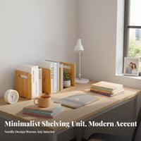 Expandable desktop organizer Multi-Functional Two-Piece expandableable Rack