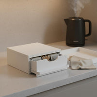 Desktop Storage Drawer Space Saving Countertop Drawer Cabinet Multi-Functional Tea Pouch Organizer Box for Kitchen