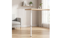 Adjustable Table Leg with Mounting Plate Collapsible Table Legs with Mounting Screws Heavy Duty Storage for DIYers, RV