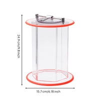Replacement Polishing Drum Wear-Resistant Polishing Drum with Lid Efficient Barrel with Sealing Cover for Jewelers