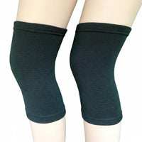 2 Pieces Keeps Warm Knitted Knee Sleeve Breathable Elastic Knee Brace Lightweight for Athletes, Adults, Cycling, Outdoor Activities, Running