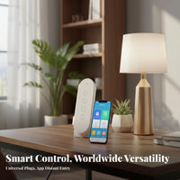 WiFi Smart Socket Timer Function WiFi Smart off Let Voice-Alternating Current Tivated Power Plug No Hub Required Distant Control