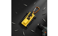 22 Pieces High Hardness 22 Piece Shock-Absorbing Driver Bit Set Portable S2 Steel Screwdriver Bit Kit Non-Slip for Technicians, Mechanics, DIYers, Appliance Installation, Auto Repair, Machinery Maintenance