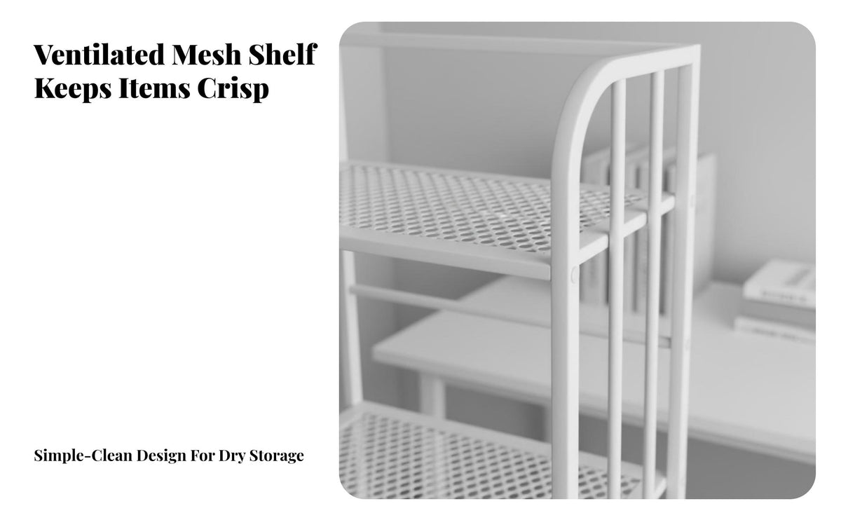 Mobile Design Multi-Tier Rolling Rack minimalist design Shelving Unit Space-Saving Household Storage Easy Assembly for Homeowners, Office Workers, Dorm Room, Bedroom, Narrow Spaces, Bathroom