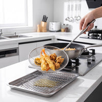 Skimmer Strainer Dishwasher Safe Wire Mesh Strainer Heavy Duty