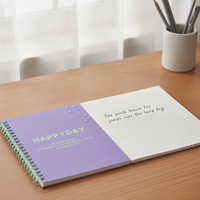 Macaron Color A5 Loose-Leaf Notebook with PP Cover