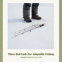 Ice Fishing Rod Soft Action Portable Carbon Fiber Outdoor