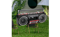 Twin Speakers Portable Radio Cassette Recorder Stereo Sound Bluetooth Cassette Player Recorder Multiple Power Options for Seniors