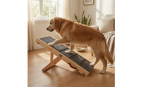 Dog Ramp with Handle Stable Adjustable Dog Ramp Sturdy for Injured Pets