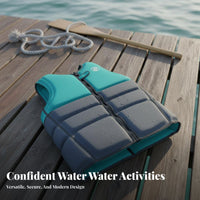 Grown-up Flotation Vest Gender-Neutral Grown-up Flotation Vest Watersports Safety Vest Lightweight Ergonomic Design