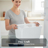 Hanging Zer Basket Space Saving Chest Zer Basket Heavy-Duty Wire Storage Bin for Meal Planners, Bulk Shoppers, Garage, Basement, Cabinet