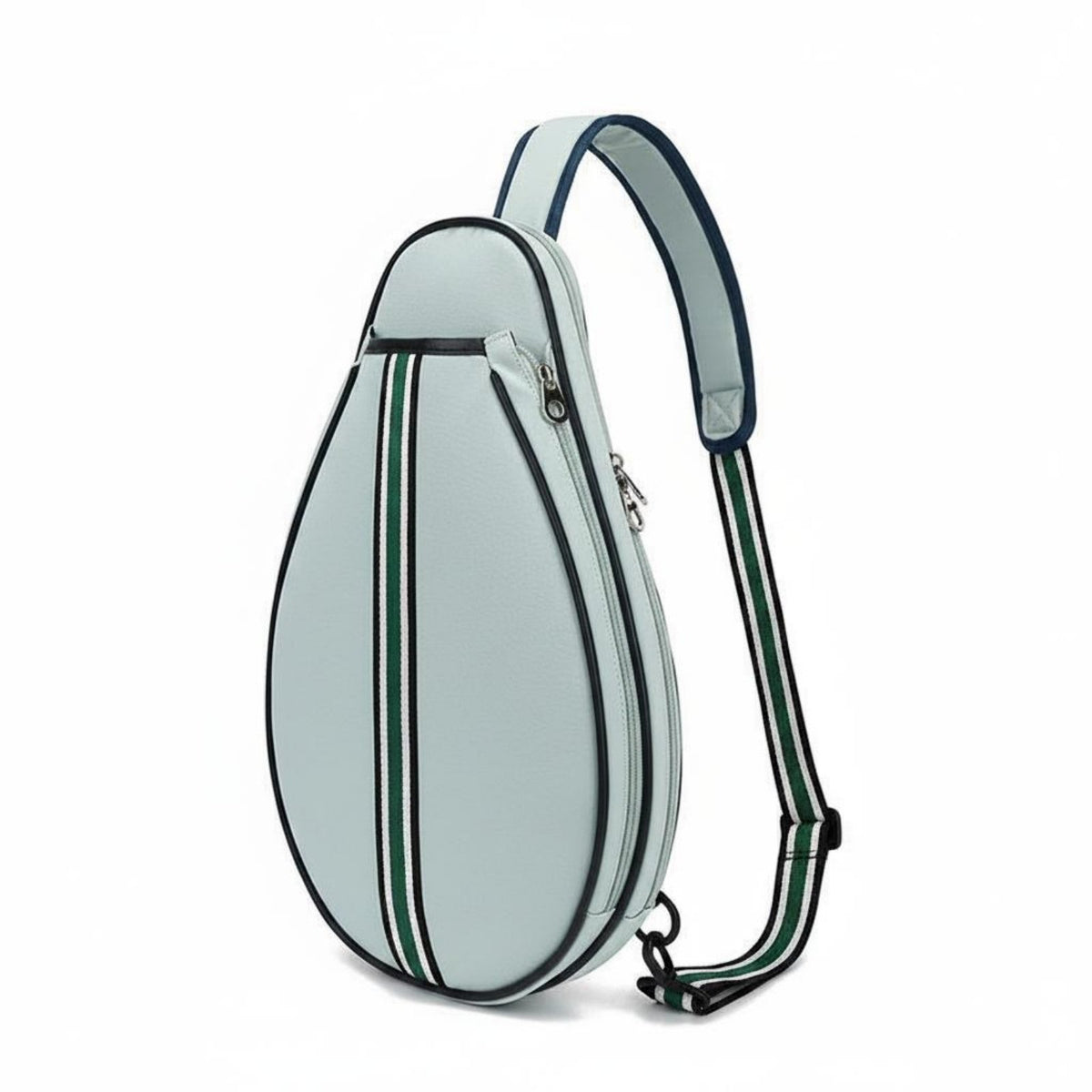Adjustable Strap Tennis Racket Bag Lightweight Badminton Racket Bag Zippered Closure Sports Gear Water Resistant for Travel