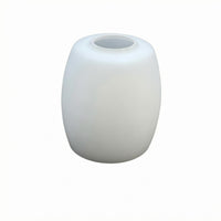 Plain Surface White Glass Lampshade Simple Frosted Glass Lampshade