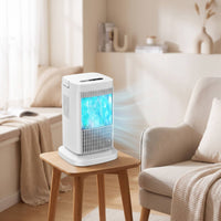 Upright Desktop Cooling Fan Compact Semiconductor Cooling Fan Personal Air Circulator Portable for Desk, Office, Bedside