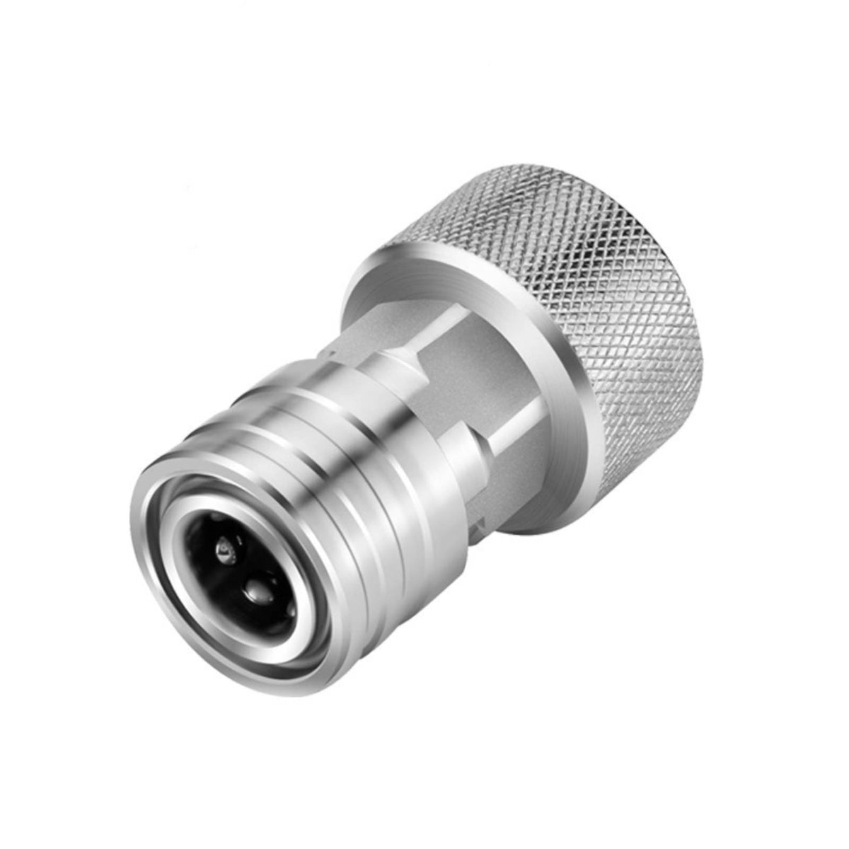 Hose Adapter with Quick-Disconnect Stainless Garden Hose Quick Connector Standard 3/4 Inch Fitting for Homeowners, Gardening, Car Washing
