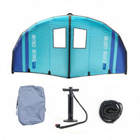 Inflatable Wing Foil Set Ergonomic Handles Inflatable Wing Foil Aerodynamic Design Stand up Hydrofoil Surfing Kit for Sea