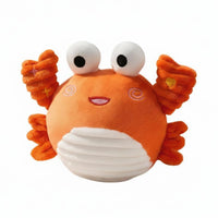 Musical Seahorse Toy, Jumping Ball, Infant Educational Toy, Talking Singing Plush, Interactive Early Learning, USB Rechargeable,
